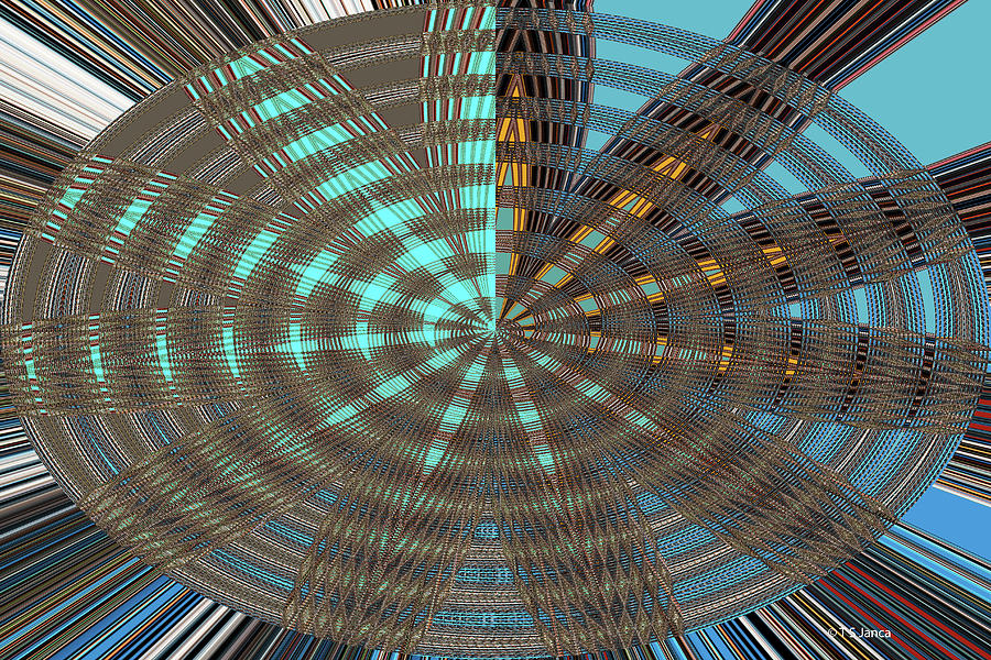 Phoenix Building Abstract # 2602ew5 Digital Art by Tom Janca