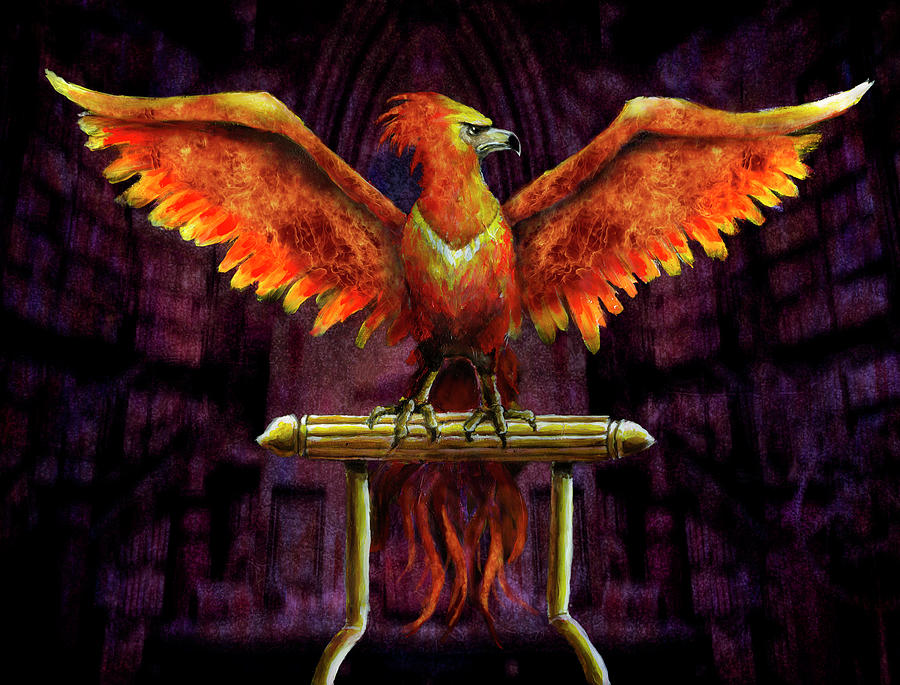 Phoenix Painting by Rick Mosher