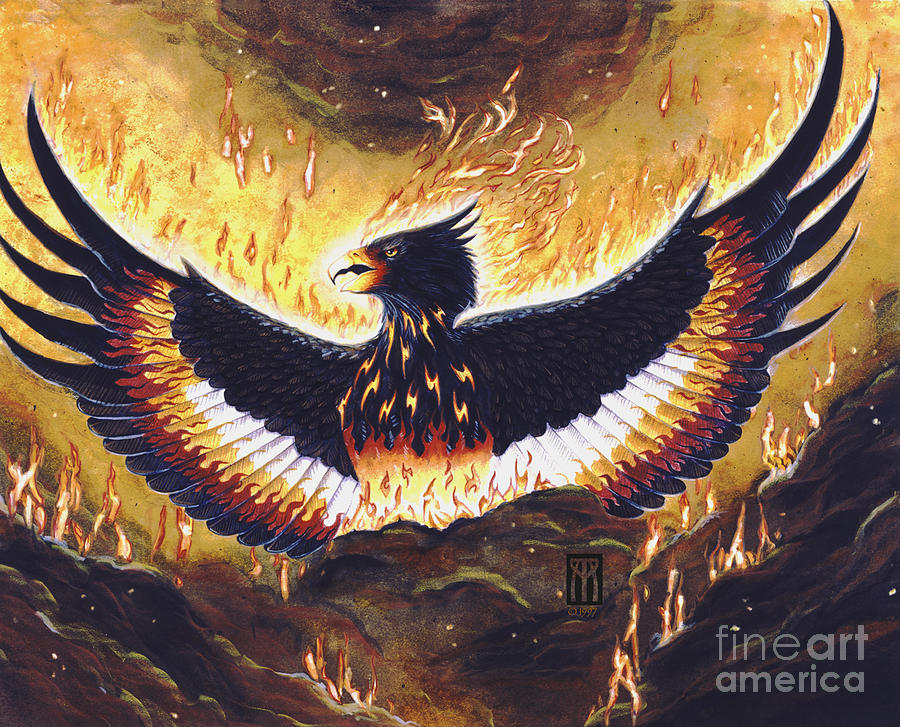 Phoenix Rising Painting