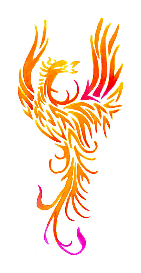 Phoenix Painting - Phoenix by Sarah Krafft