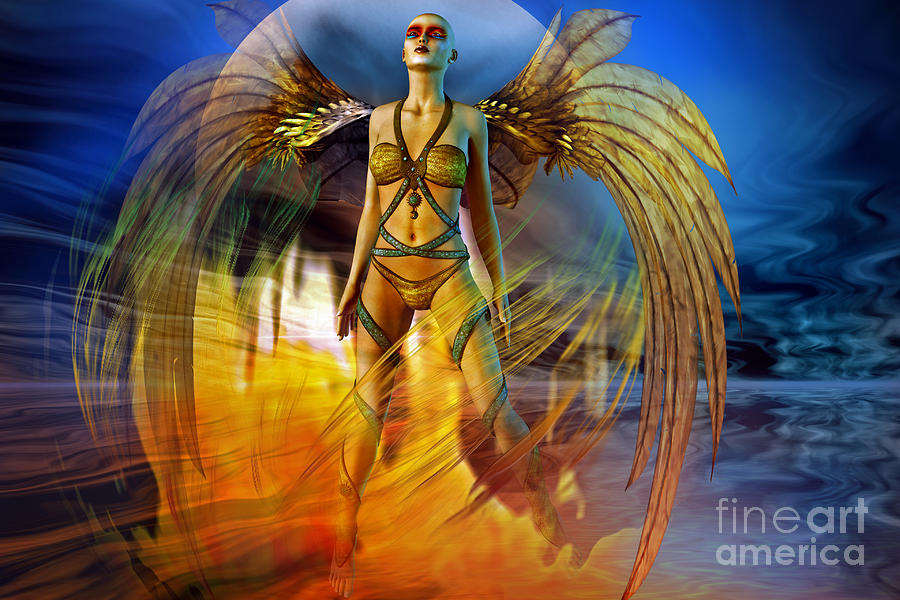 Phoenix Digital Art by Shadowlea Is