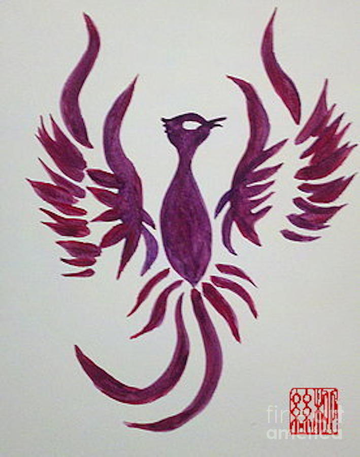 Phoenix Starr Painting by Margaret Welsh Willowsilk