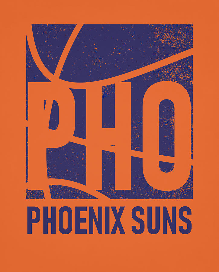 Phoenix Suns City Poster Art Mixed Media by Joe Hamilton - Fine Art America