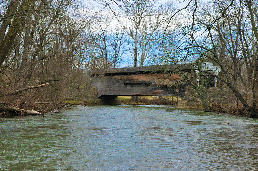 Phoenixville Pa - Kennedy Covered Bridge Photograph by Bill Cannon