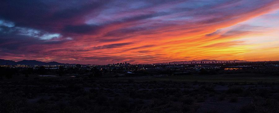 Phoeniz, Arizona Sunset Photograph by Colin Collins