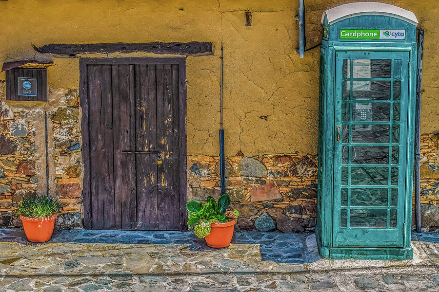 Phone Booth In Cyprus Photograph by Mountain Dreams