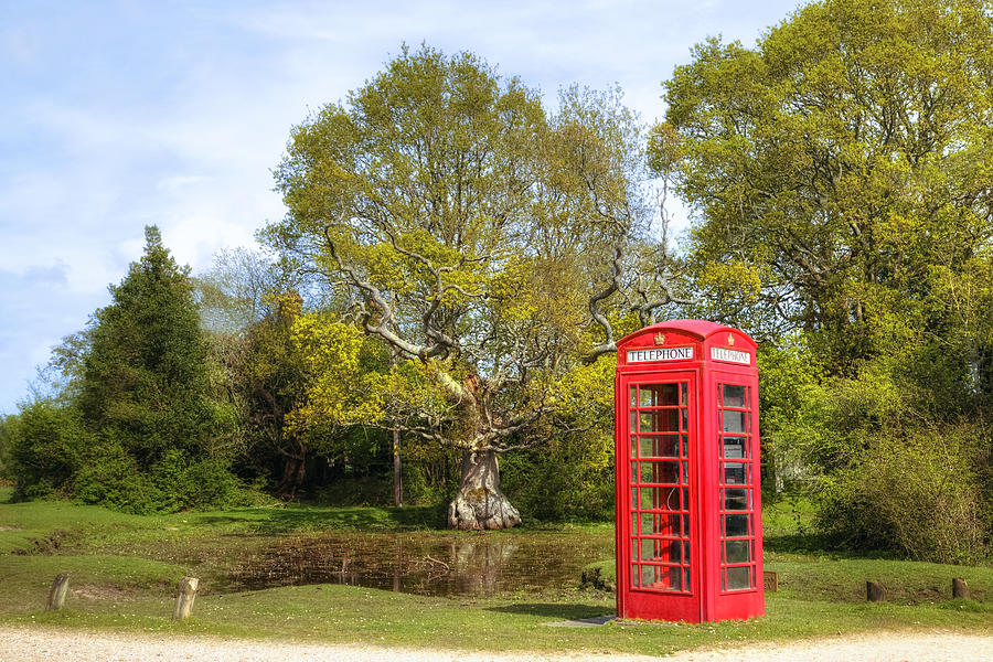 Phone Box Photograph - phone box in England by Joana Kruse