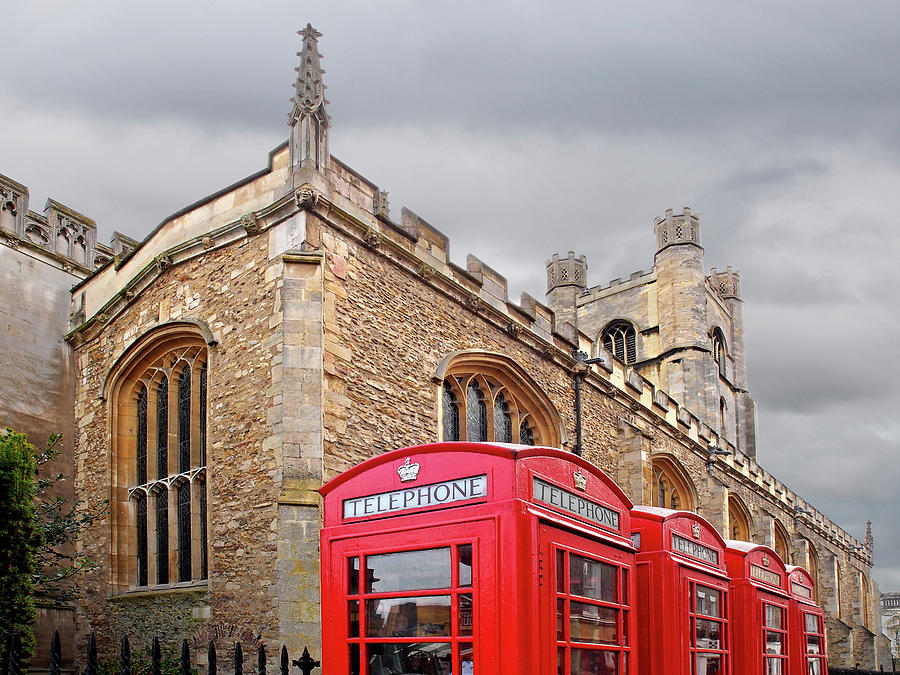 Phone Home - Gt St Marys Church Cambridge Photograph by Gill Billington