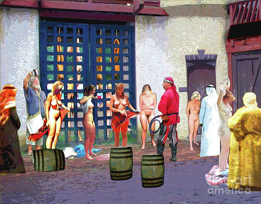 Slave market nude naked slaves