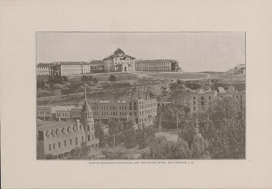 Photo of Battle Mountain Sanitarium From 1908 Tour Guide Photograph by Chicago and North Western Historical Society