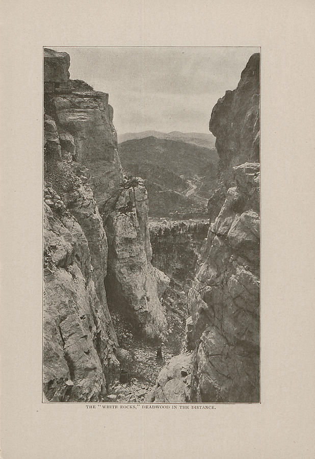 Photo of White Rocks From 1908 Tour Guide Photograph by Chicago and North Western Historical Society