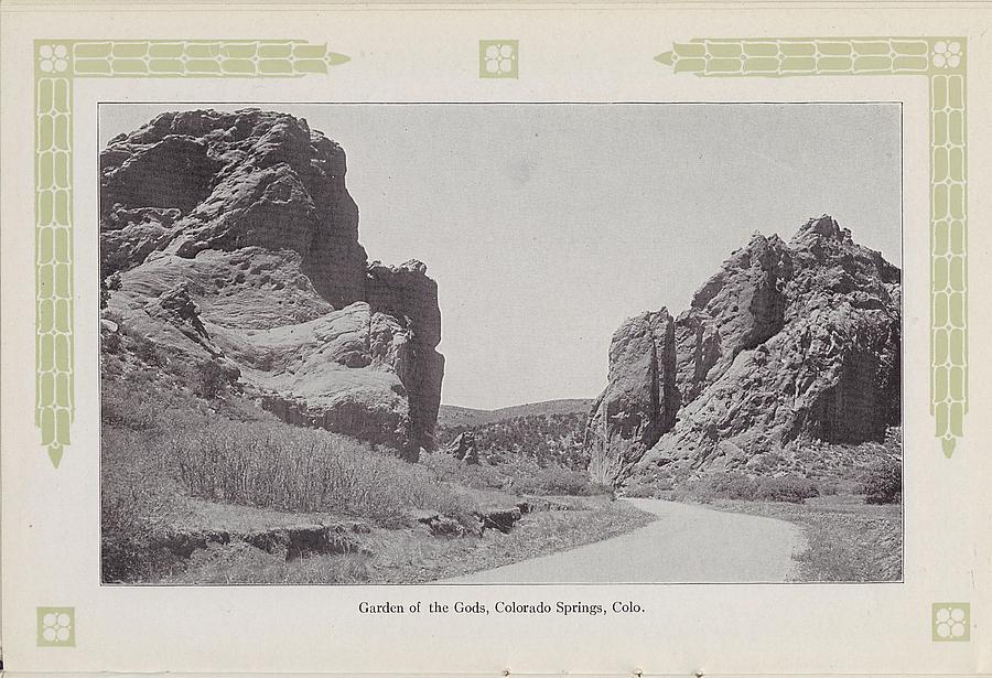 Advertisements Photograph - Garden of the Gods  by Chicago and North Western Historical Society