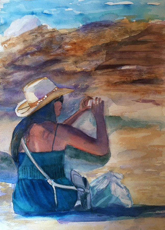Beach Painting - Photo Shoot by Lynne Atwood Beach Painting - Photo Shoot by Lynne Atwood