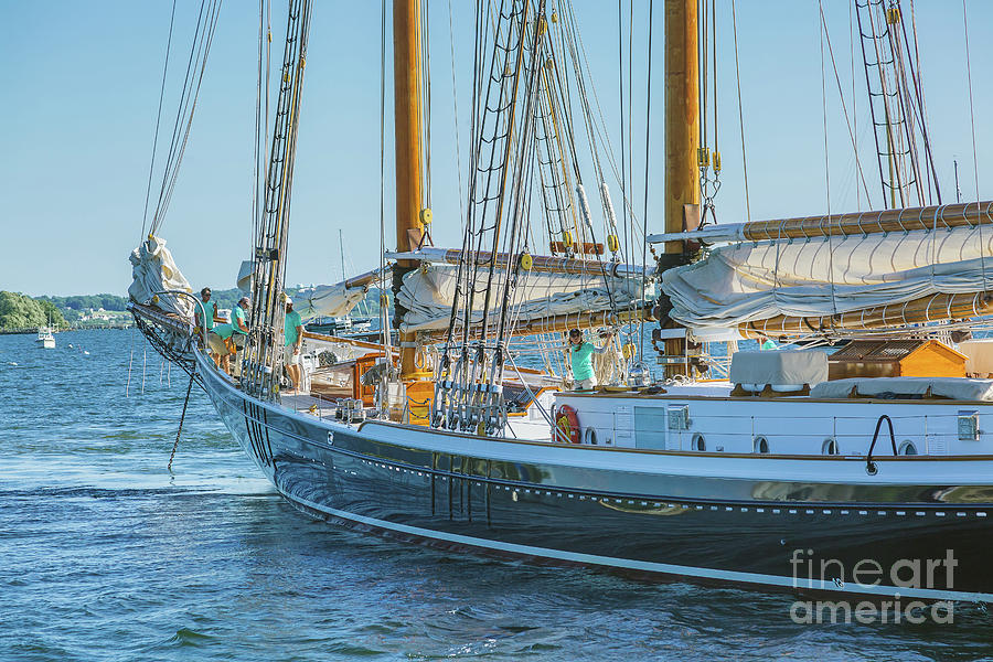 Sailing schooner  #1 Photograph by JBK Photo Art