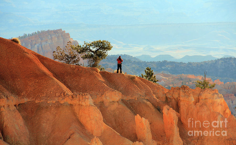 Photographer at Bryce Canyon National Park 2428 Photograph by Jack Schultz