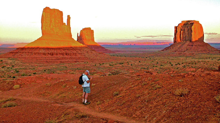 West and East Mittens and Merrick Butte in Monument Valley Navajo Tribal Park, Arizona #1 Photograph by Ruth Hager