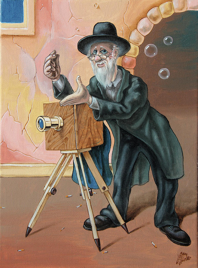 Photographer Painting by Victor Molev
