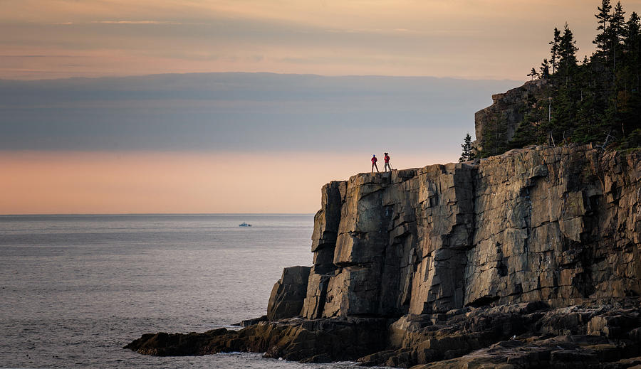 Photographers on the Cliffs Photograph by Darylann Leonard Photography