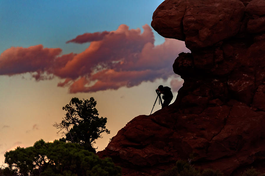 Arches National Park Photograph - Photographing The Landscape by Rick Berk