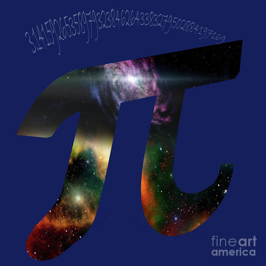 Pi mathematical symbol 5 Photograph by Humorous Quotes
