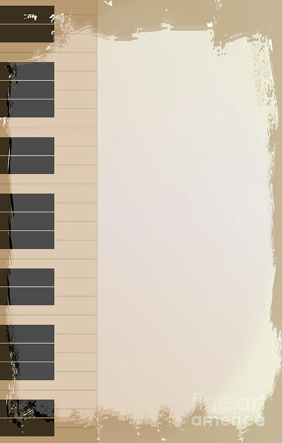 Piano Background Digital Art by Bigalbaloo Stock - Fine Art America