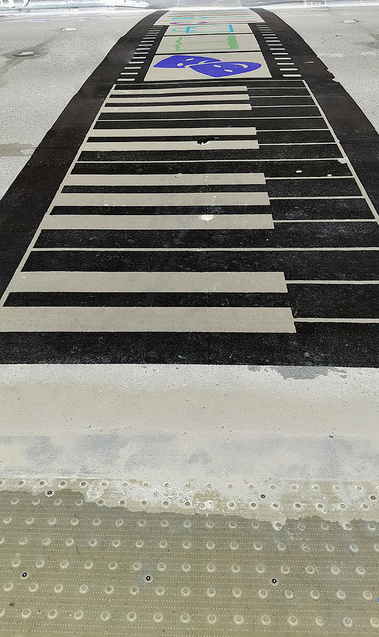 Piano Crosswalk Inverted Photograph by Rob Hans