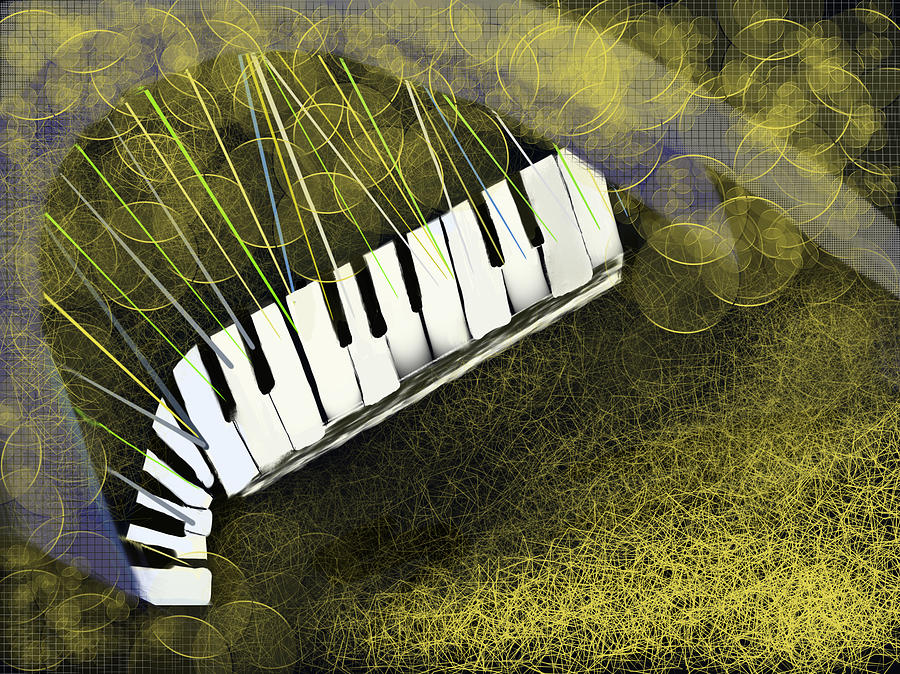 Piano Inspirations Digital Art by Dick Bourgault