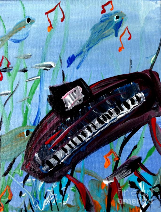 Piano Painting by James and Donna Daugherty