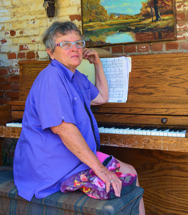 Piano Lady Street Musician Photograph by Josephine Buschman