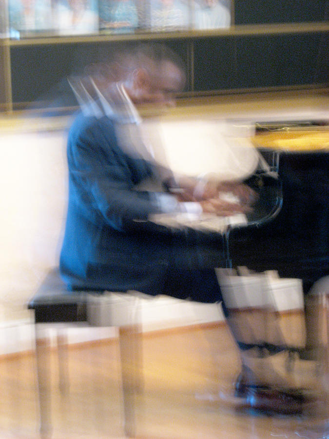Piano Player in Action 2 Digital Art by John Vincent Palozzi