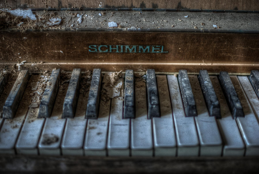 Piano Schimmel Digital Art by Nathan Wright