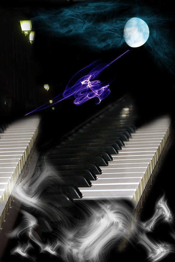 Piano Song At Midnight Photograph by Angel Jesus De la Fuente