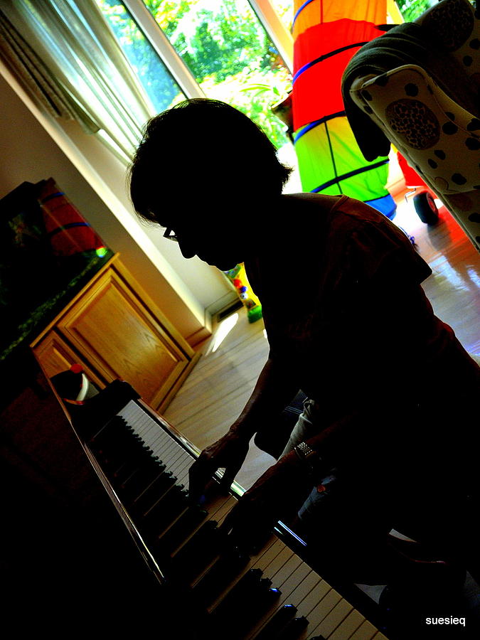 Musician Photograph - Piano Woman by Sue Rosen