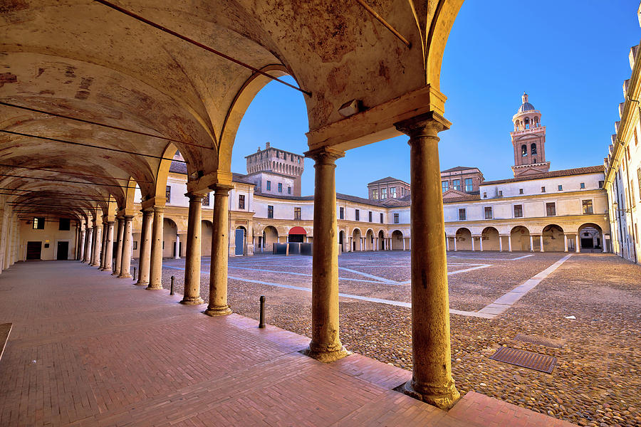 Piazza Castello in Mantova architecture view Photograph by Brch Photography