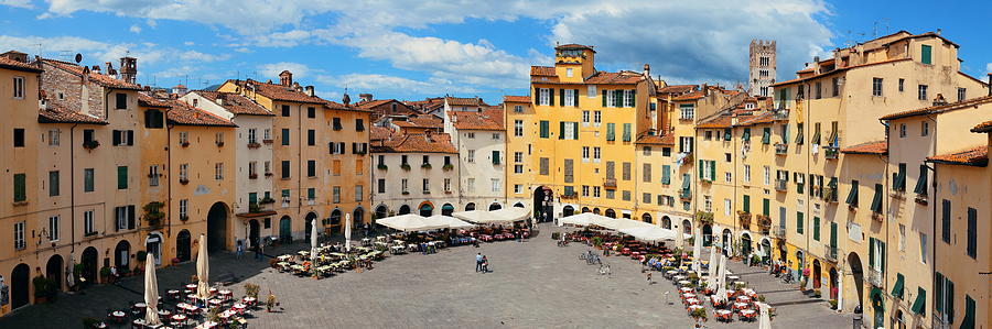 Piazza dell Anfiteatro panorama view Photograph by Songquan Deng