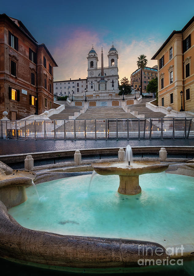 Piazza di Spagna Photograph by Inge Johnsson