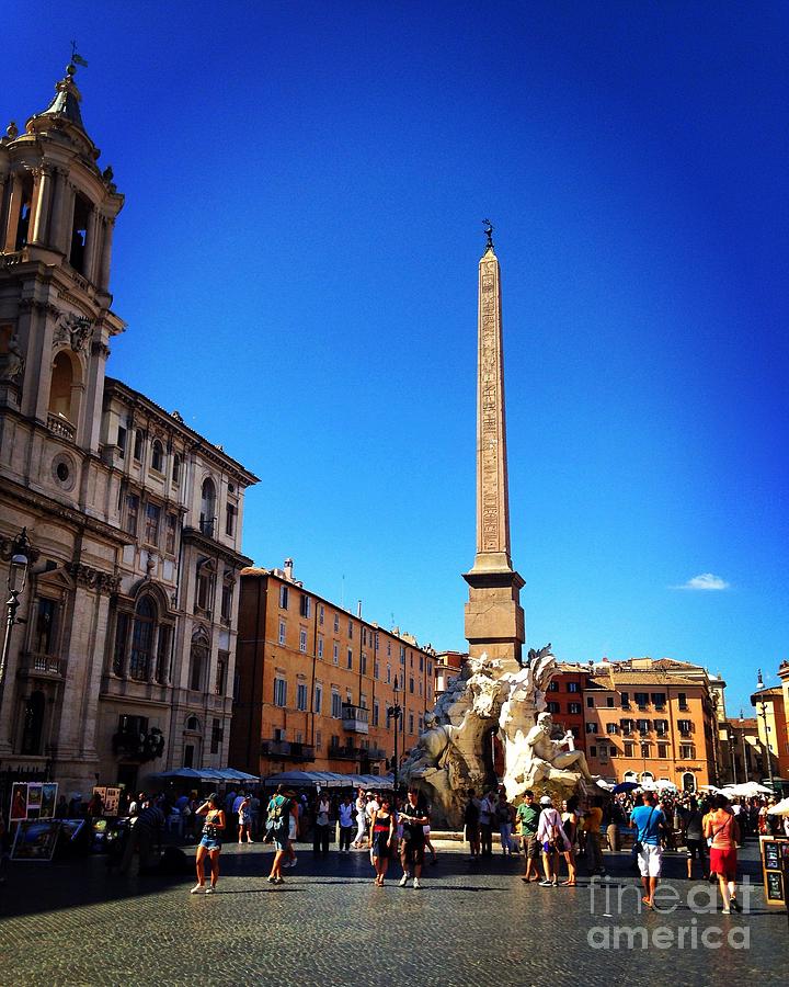Piazza Navona 2 Photograph by Angela Rath