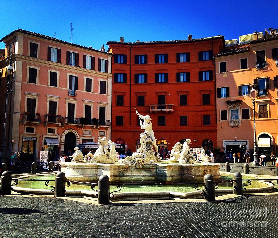 Piazza Navona 4 Photograph by Angela Rath