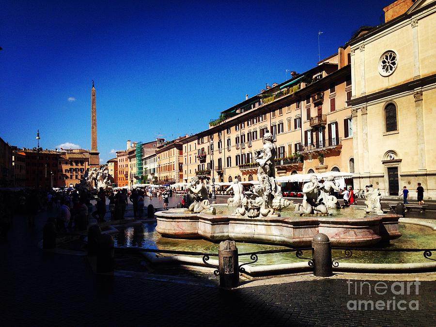Piazza Navona Photograph by Angela Rath