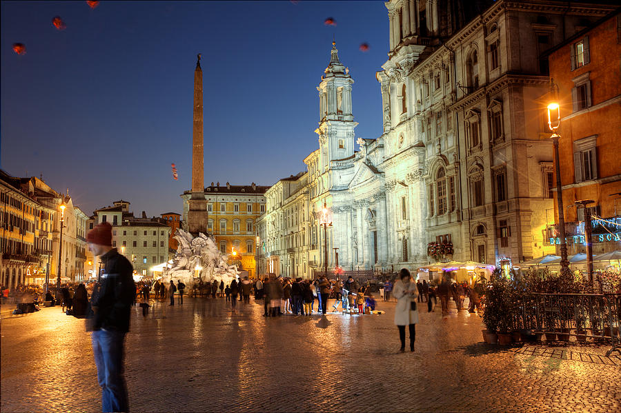 Piazza Navona Rome 1 Photograph by Al Hurley
