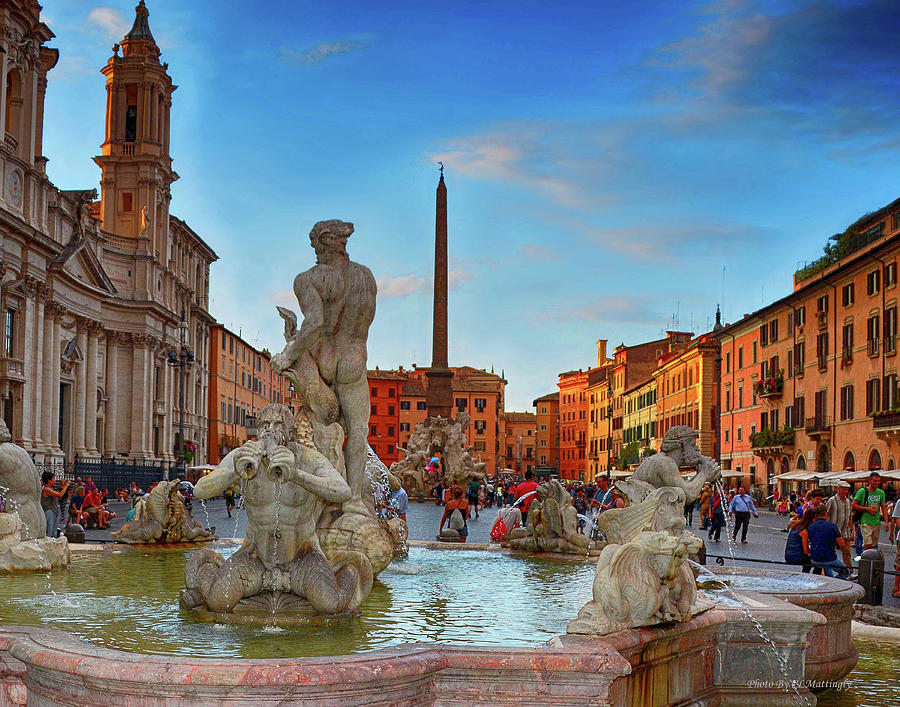 Piazza Navona, Rome Italy Photograph by Coke Mattingly