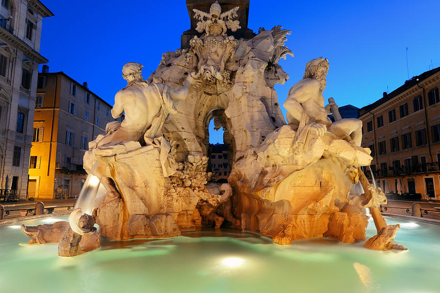 Piazza Navona Photograph by Songquan Deng