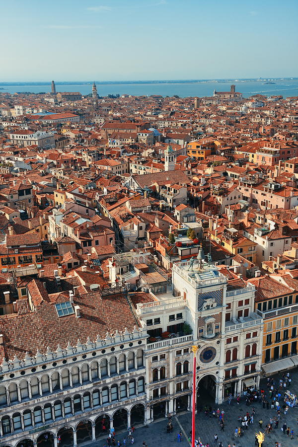 Piazza San Marco bell tower view Photograph by Songquan Deng
