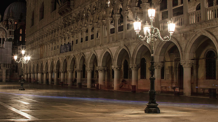 Piazza San Marco Lights  Photograph by John McGraw