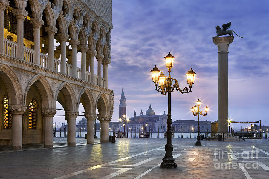 Architecture Photograph - Piazza San Marco - Venice by Rod McLean