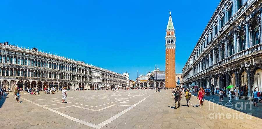 Piazzetta San Marco with Doges Palace and Campanile, Venice, It Photograph by JR Photography