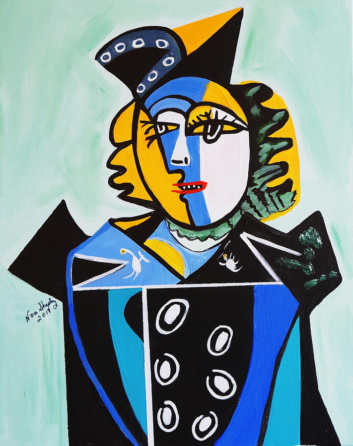 Picasso By Nora  The Queen Painting by Nora Shepley