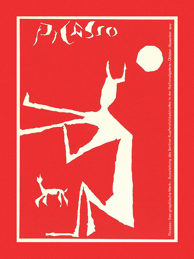 Picasso Exhibition Poster 3 Photograph by Andrew Fare