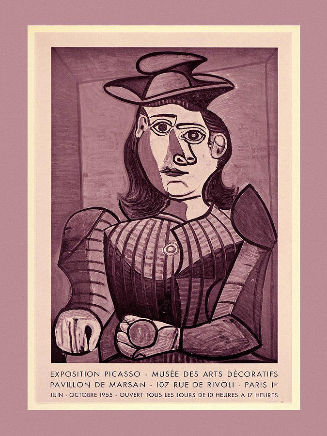 Picasso Exhibition Poster 4 Photograph by Andrew Fare