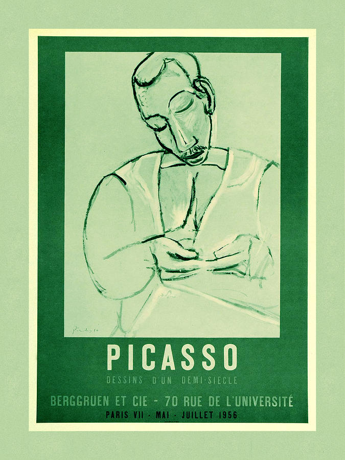 Picasso Exhibition Poster 5 Photograph by Andrew Fare